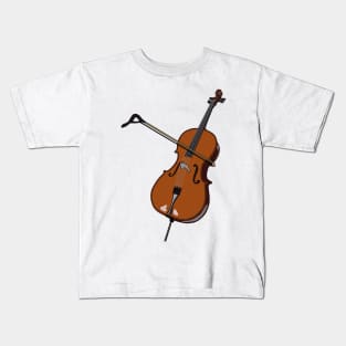 Cello cartoon illustration Kids T-Shirt